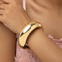 XIALUOKE Vintage Hyperbole Geometric Wide-face Bangles for Women